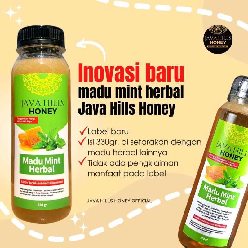 Madu Mint Herbal Javahills Honey